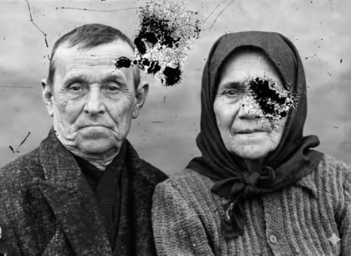 Restauración con IA de fotos antiguas con Adobe Sensei