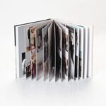 Álbum digital layflat 180° abierto, las hojas se abren perfectamente planas